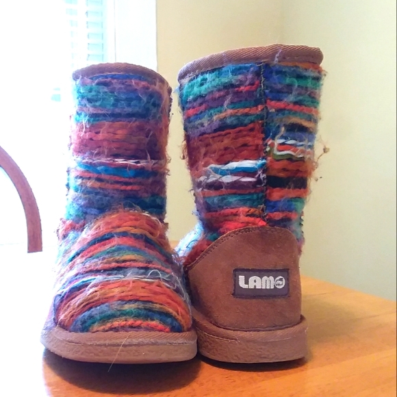 Rainbow Boots by Lamo Size 5 NWOT - Picture 6 of 11